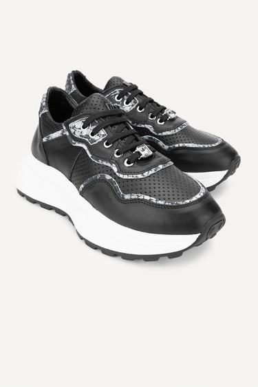  Valmenti Adamy Kadın Siyah Multi Hakiki Deri Sneakers & Spor Ayakkabı