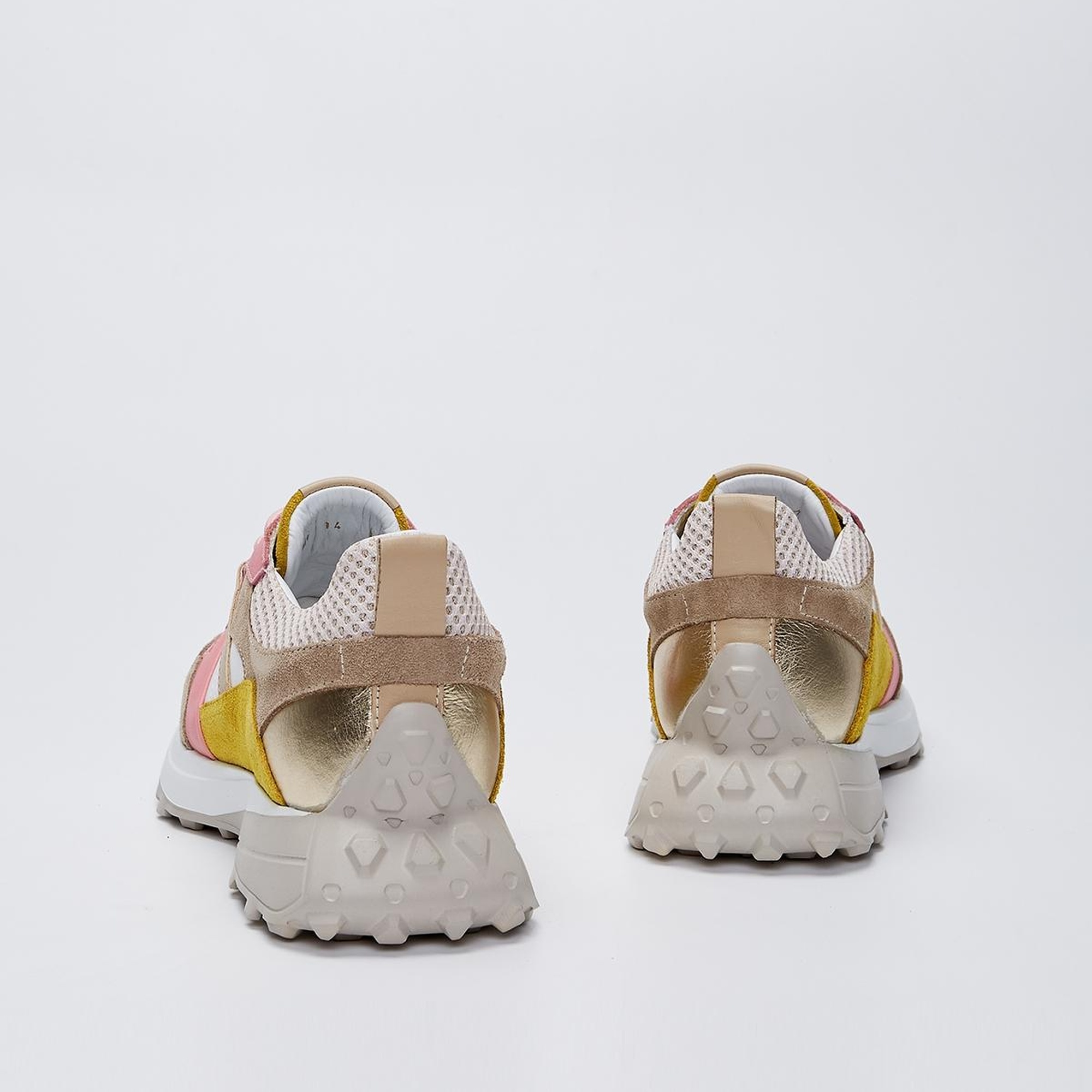 Valmenti İndiana Kadın Pembe Multi Hakiki Deri Spor Ayakkabı