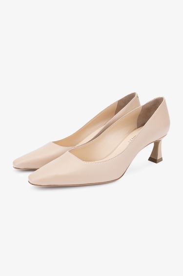 Valmenti Sergio Kadın Nude Hakiki Deri Topuklu Ayakkabı