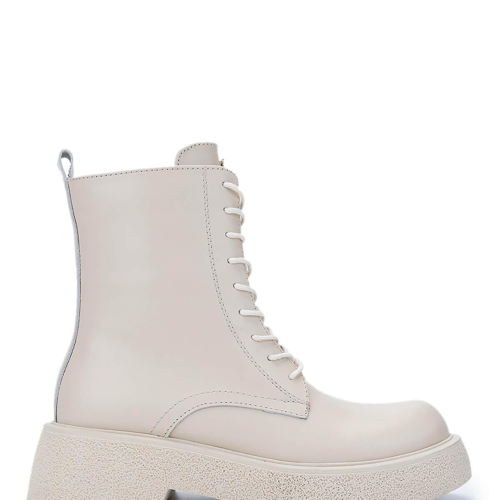 Tamer Tanca Kadın Hakiki Deri Bej Casual Bot