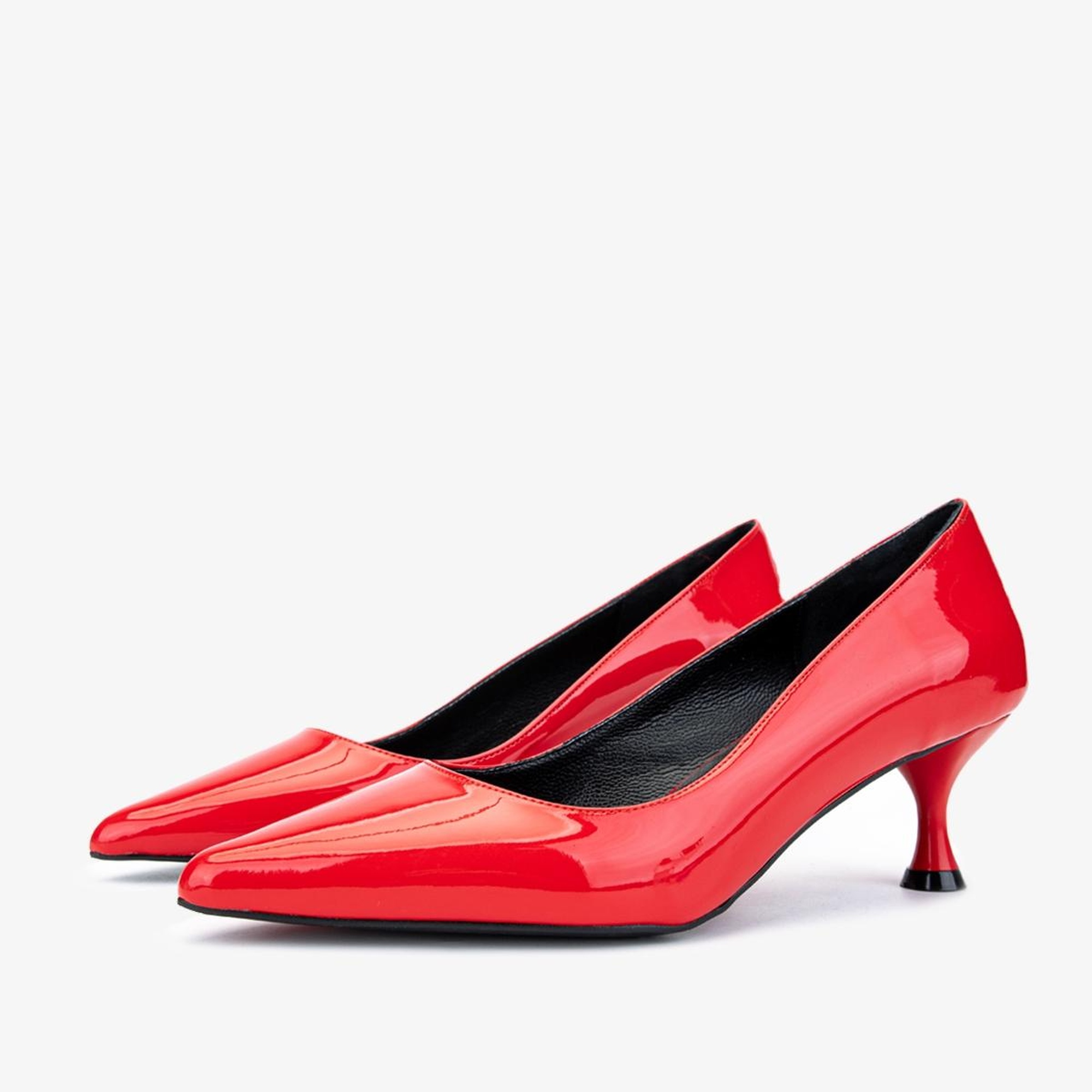 Valmenti Kadın Kırmızı Vegan Topuklu Ayakkabı