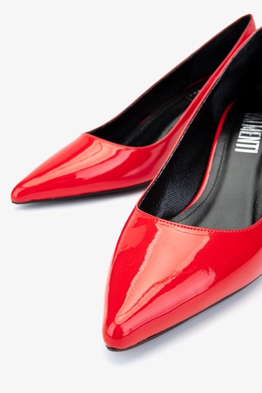  Valmenti Kadın Kırmızı Vegan Topuklu Ayakkabı