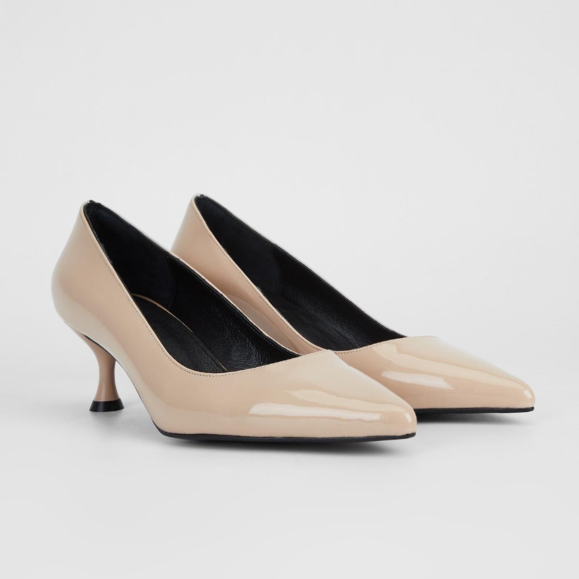 Valmenti Kadın Bej Rgn Vegan Topuklu Ayakkabı