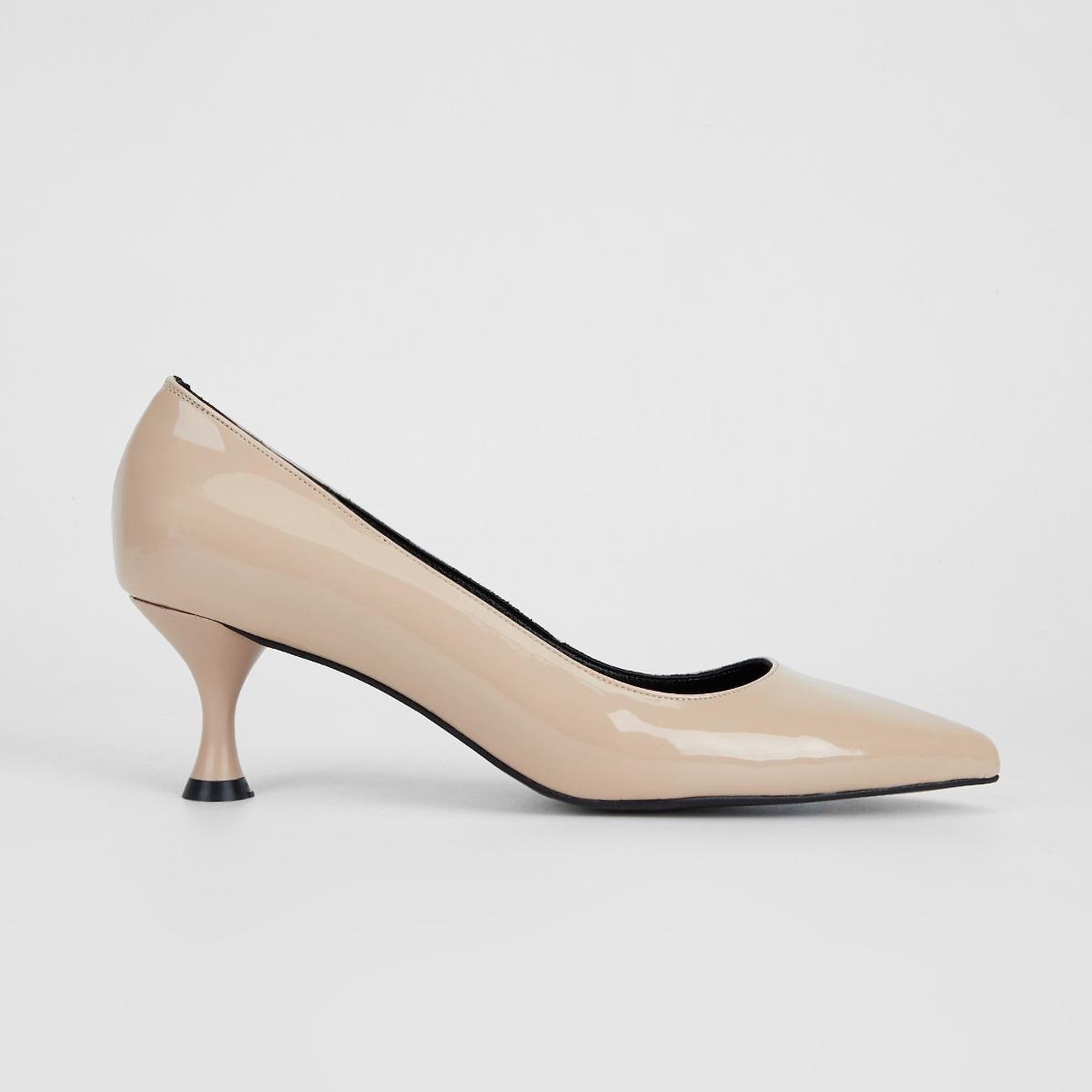 Valmenti Kadın Bej Rgn Vegan Topuklu Ayakkabı