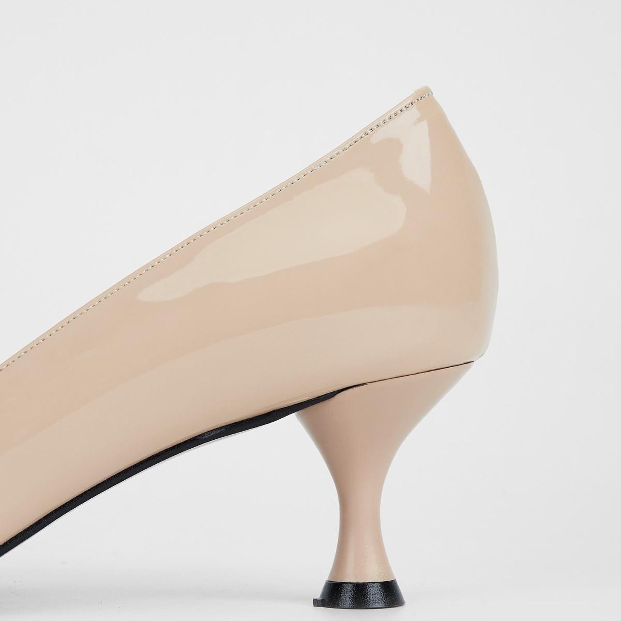 Valmenti Kadın Bej Rgn Vegan Topuklu Ayakkabı