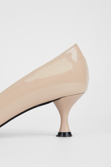  Valmenti Kadın Bej Rgn Vegan Topuklu Ayakkabı