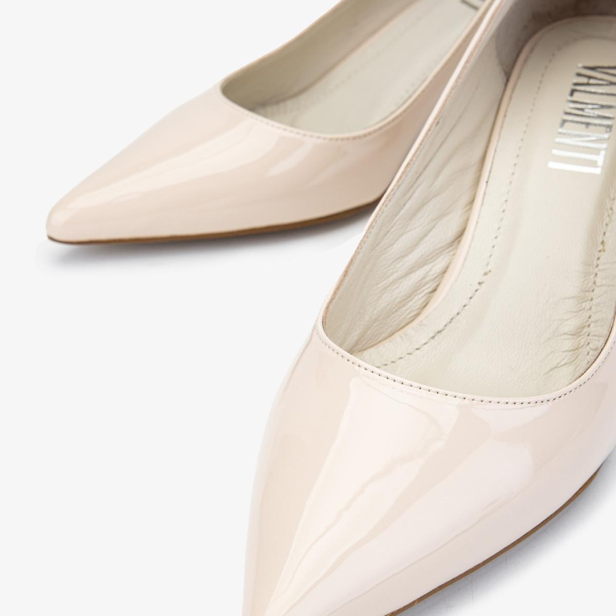 Valmenti Kadın Ekru Vegan Topuklu Ayakkabı