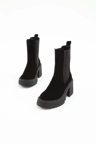  Tamer Tanca Kadın Hakiki Deri Siyah Süet Casual Bot