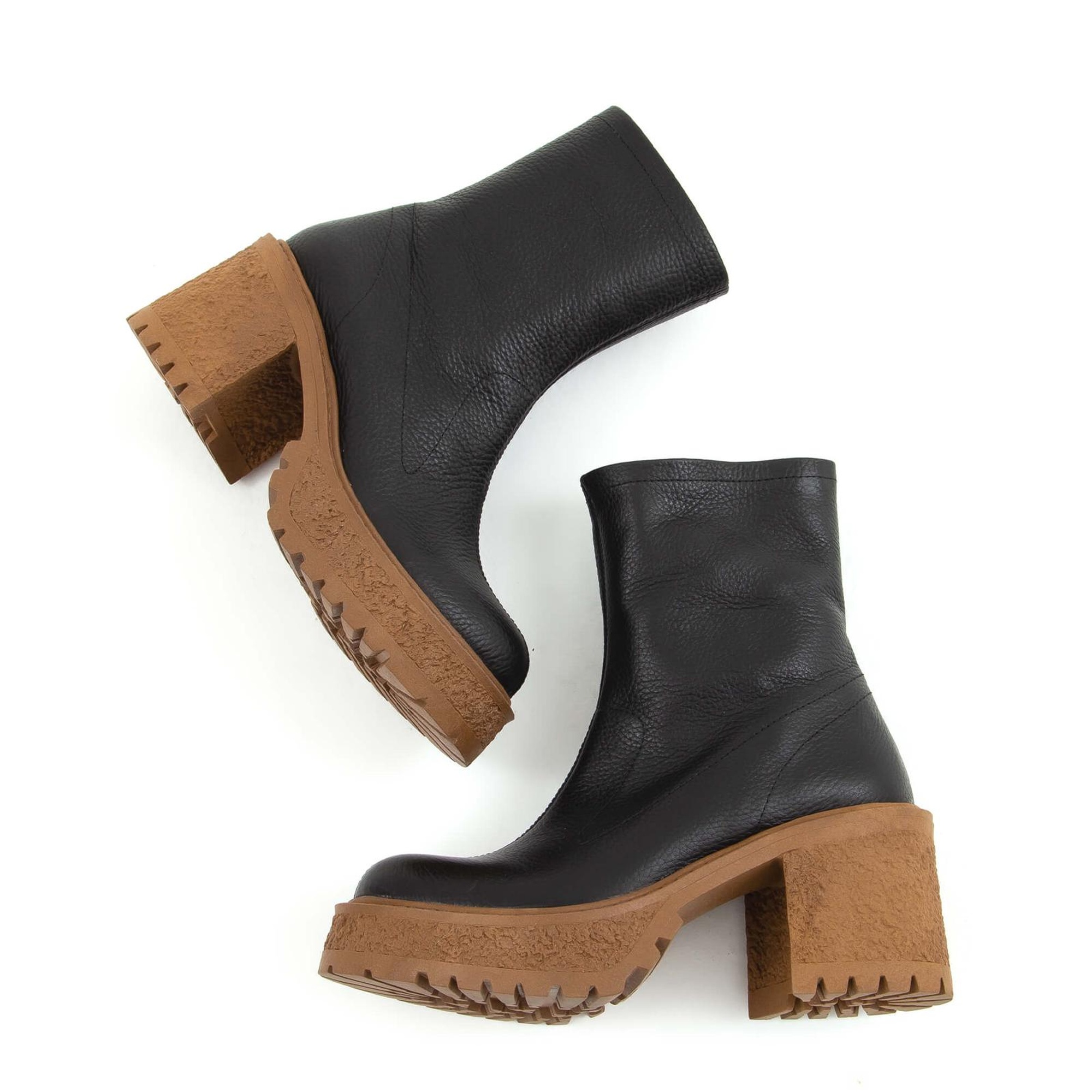 Tamer Tanca Kadın Hakiki Deri Siyah Casual Bot