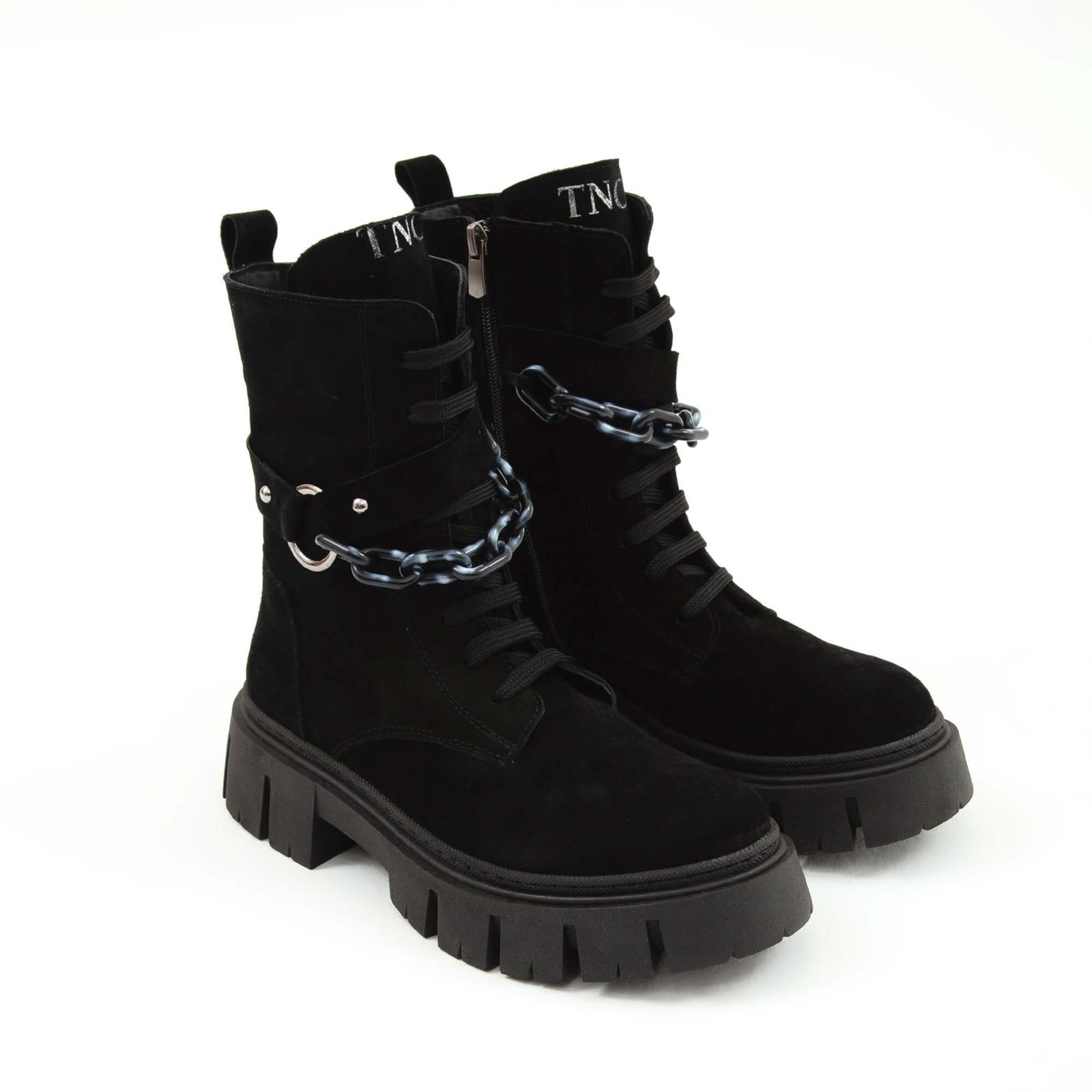 Tamer Tanca Kadın Hakiki Deri Siyah Casual Bot