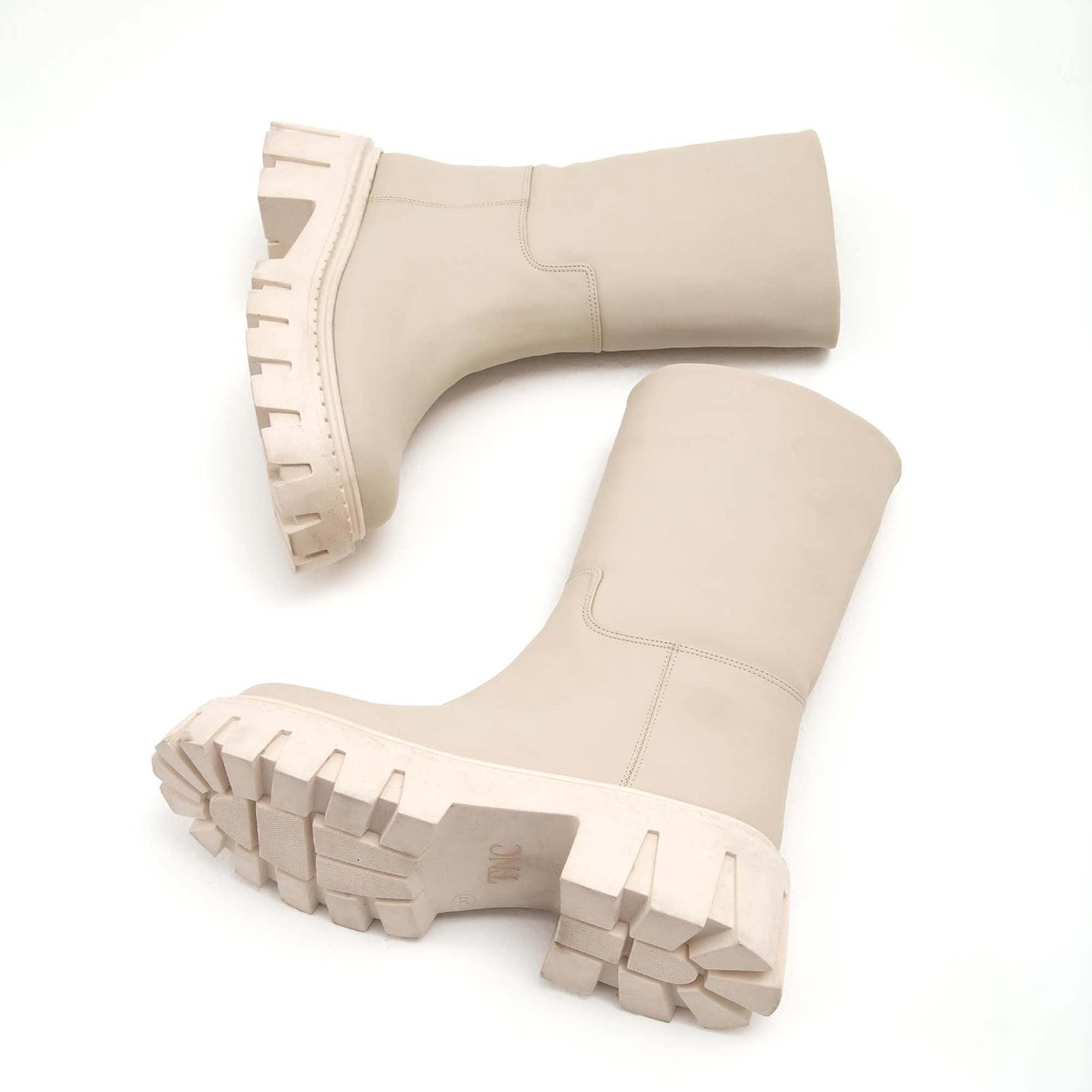 Tamer Tanca Kadın Vegan Bej Casual Bot