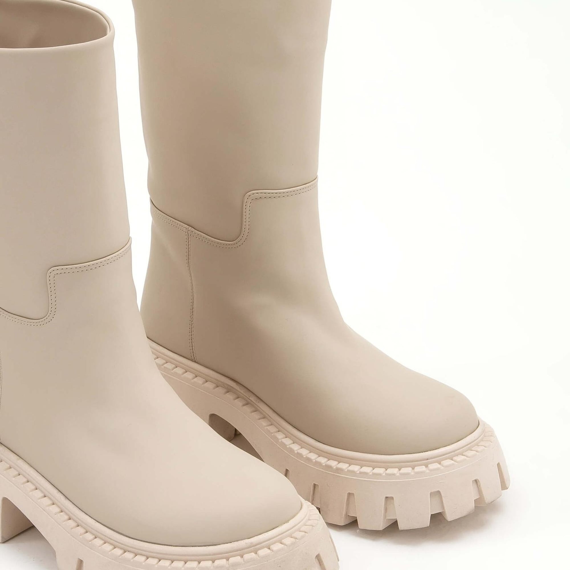 Tamer Tanca Kadın Vegan Bej Casual Bot