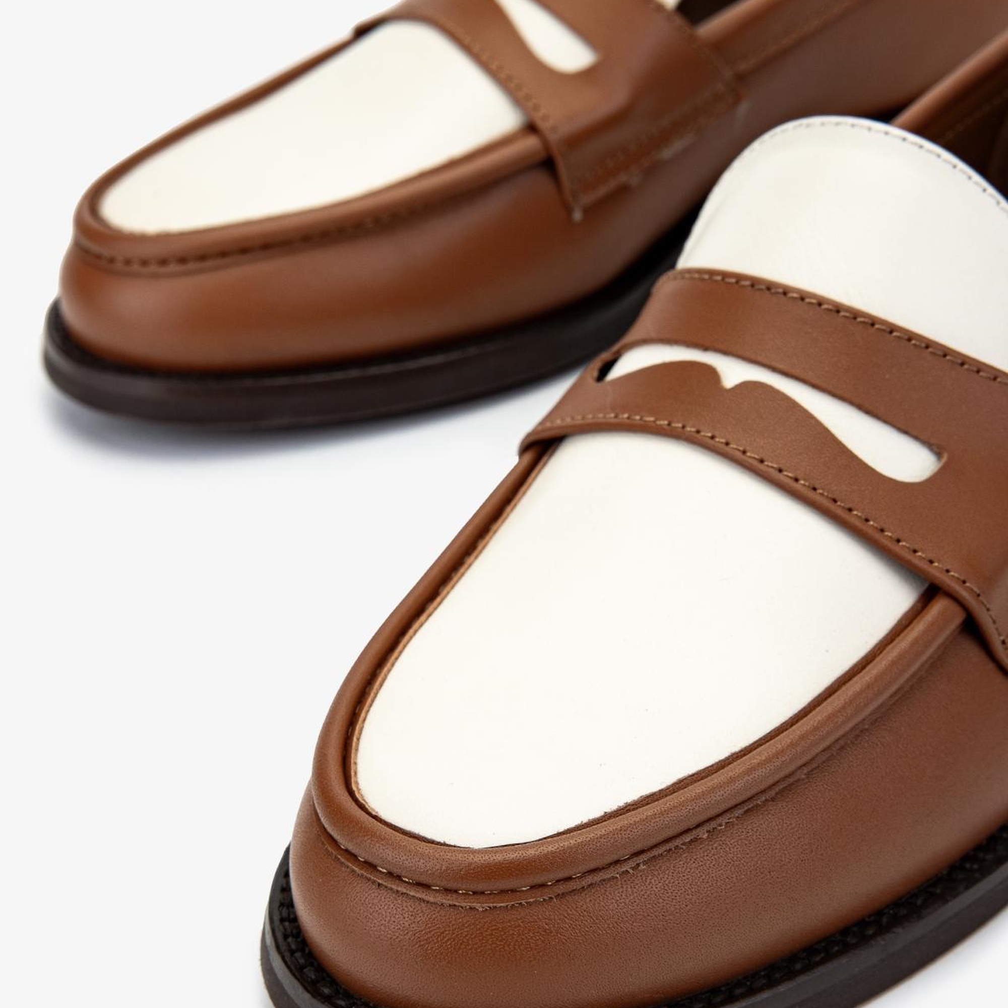 Valmenti Kadın Taba Loafer Ayakkabı