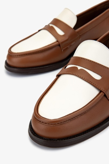  Valmenti Kadın Taba Loafer Ayakkabı