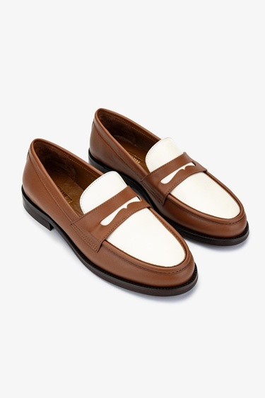  Valmenti Kadın Taba Loafer Ayakkabı