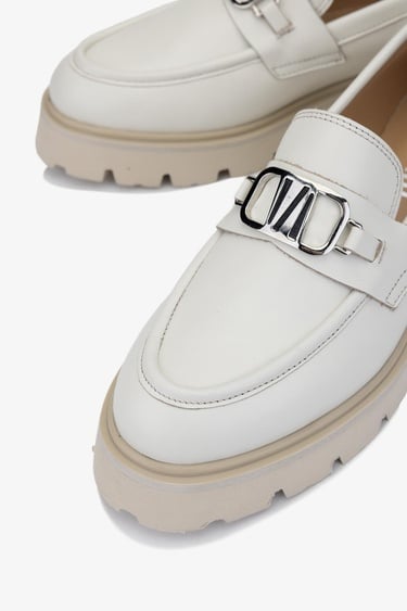  Valmenti Nicola Kadın Bej Hakiki Deri Loafer Ayakkabı