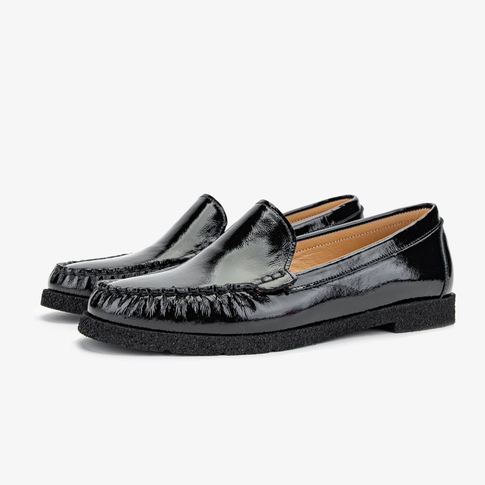 Valmenti Patrika Kadın SIYAH KRSK RGN Hakiki Deri Loafer Ayakkabı