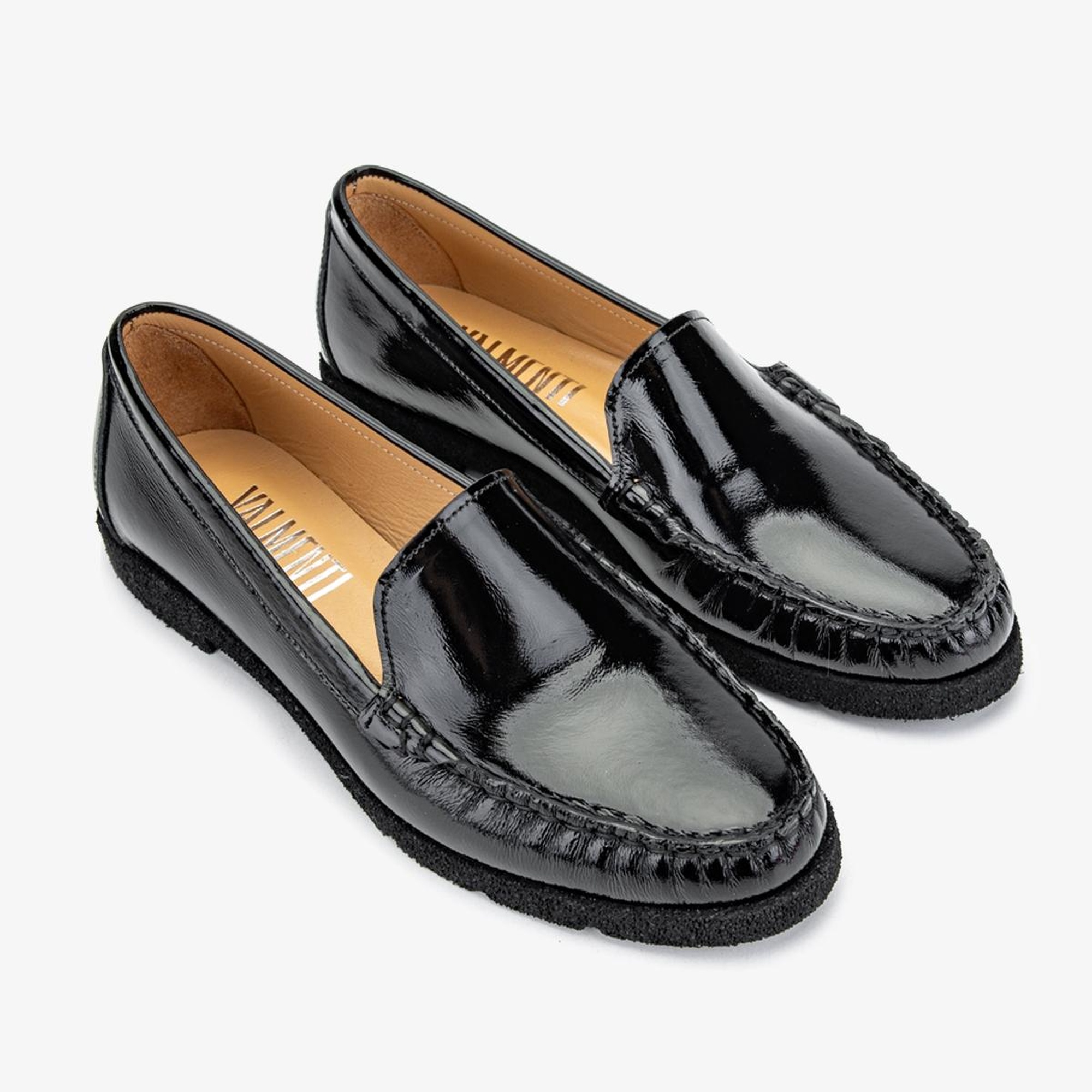 Valmenti Patrika Kadın SIYAH KRSK RGN Hakiki Deri Loafer Ayakkabı