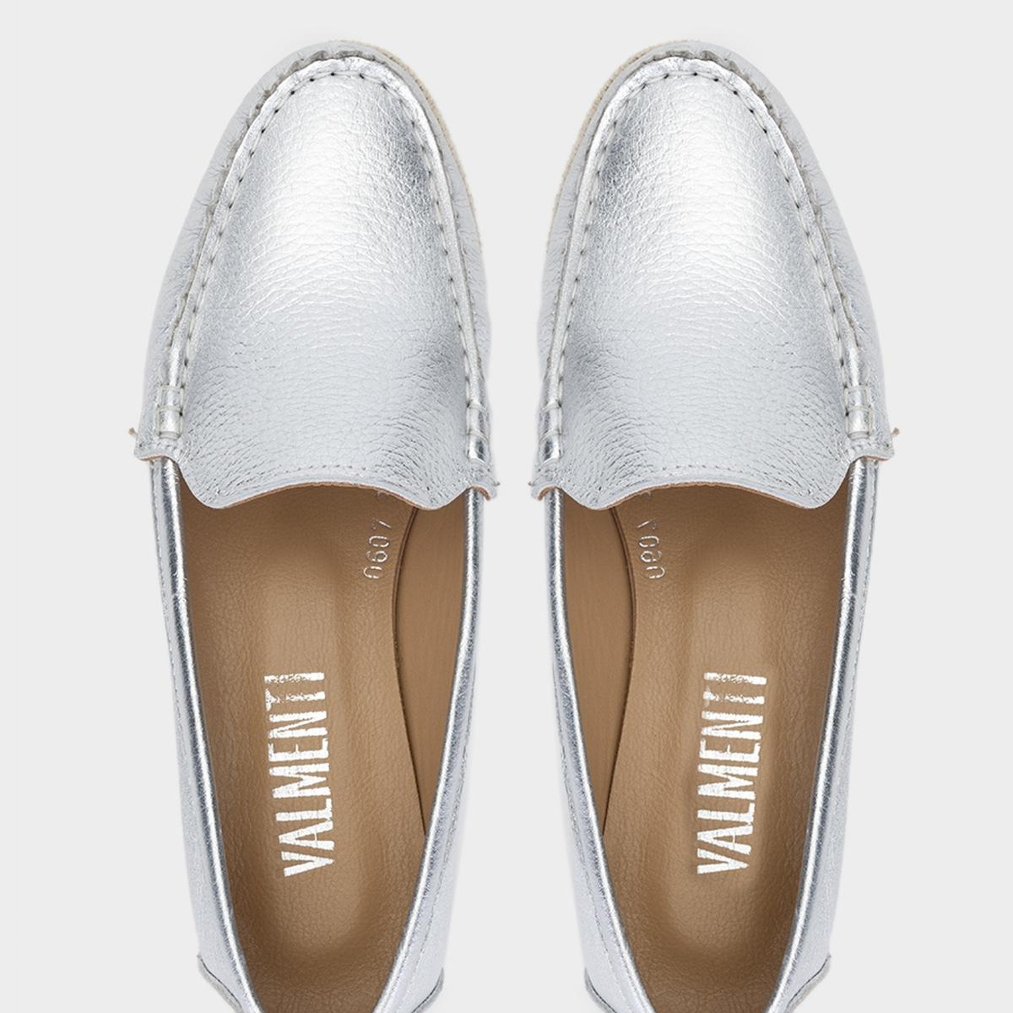 Valmenti Patrika Kadın Lame Hakiki Deri Loafer Ayakkabı