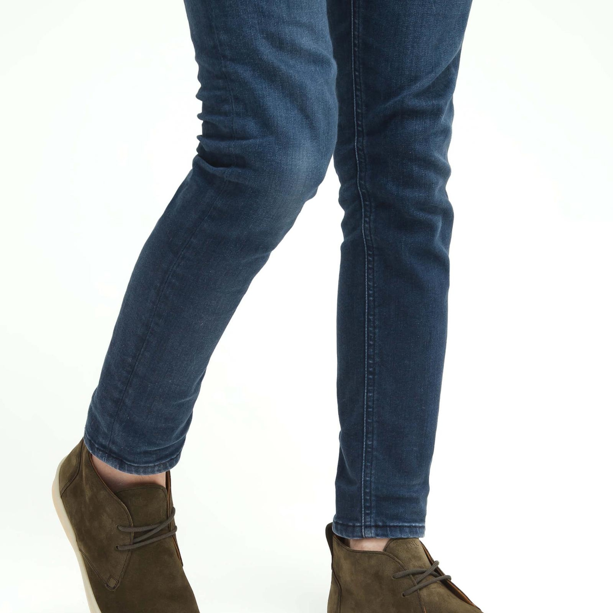 Tamer Tanca Erkek Hakiki Deri Yeşil Casual Bot