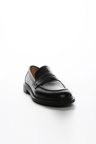  Valmenti Yolanda Kadın Siyah Hakiki Deri Loafer Ayakkabı
