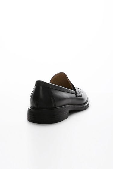  Valmenti Yolanda Kadın Siyah Hakiki Deri Loafer Ayakkabı