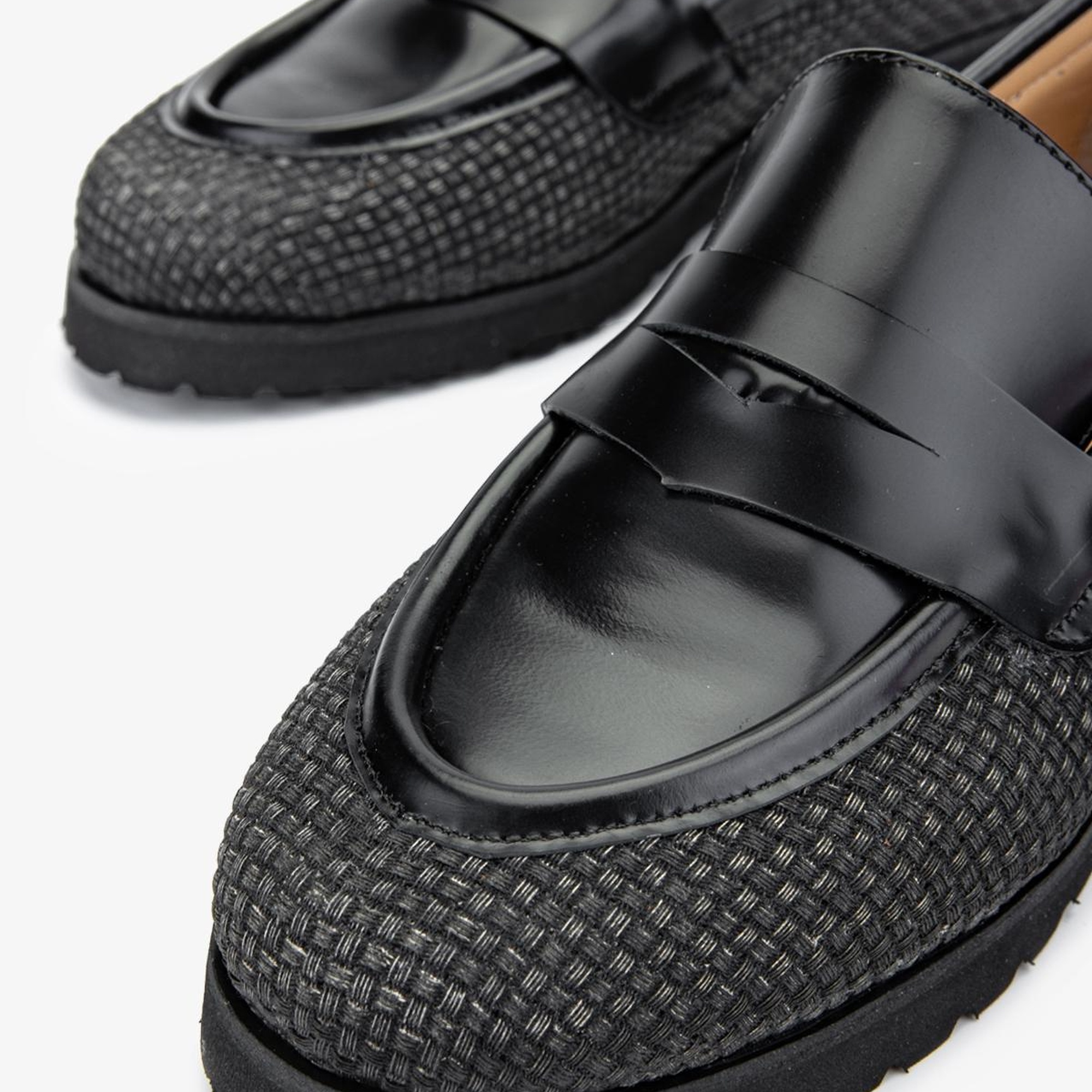 Valmenti Ewa Kadın Siyah/Siyah Hakiki Deri Loafer Ayakkabı