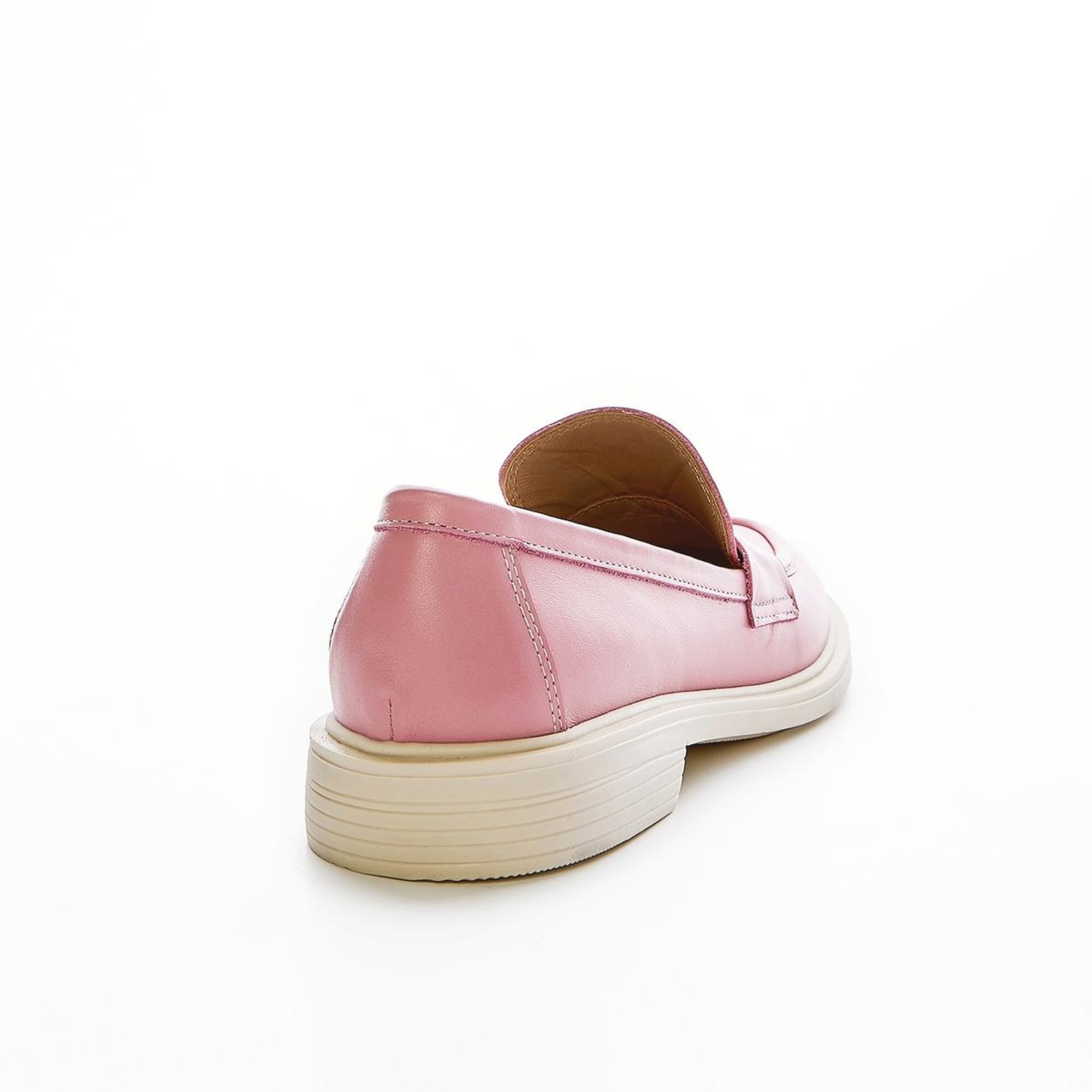 Valmenti Yolanda Kadın Pembe Hakiki Deri Loafer Ayakkabı
