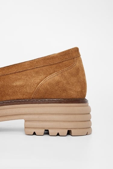  Valmenti Kadın Tütün Süet Hakiki Deri Loafer Ayakkabı