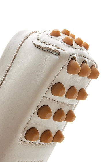  Valmenti Leane Kadın Bej Hakiki Deri Loafer Ayakkabı