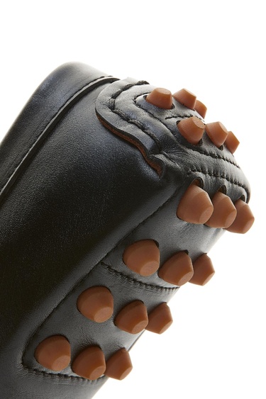  Valmenti Leane Kadın Siyah Hakiki Deri Loafer Ayakkabı