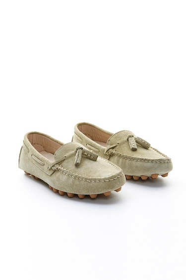  Valmenti Karen Kadın Avakado Süet Hakiki Deri Loafer Ayakkabı