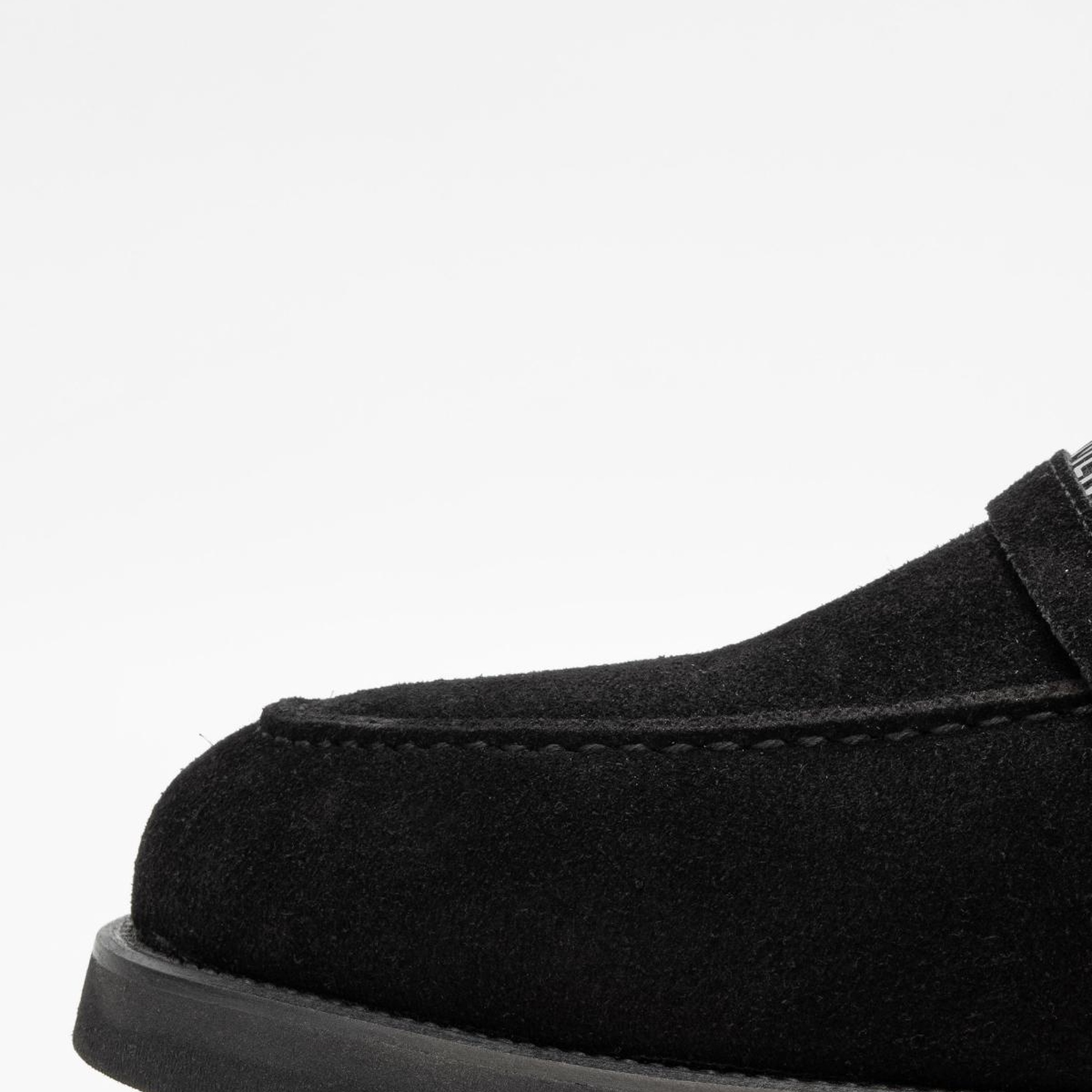 Valmenti Aurus Erkek Siyah Süet Hakiki Deri Loafer Ayakkabı