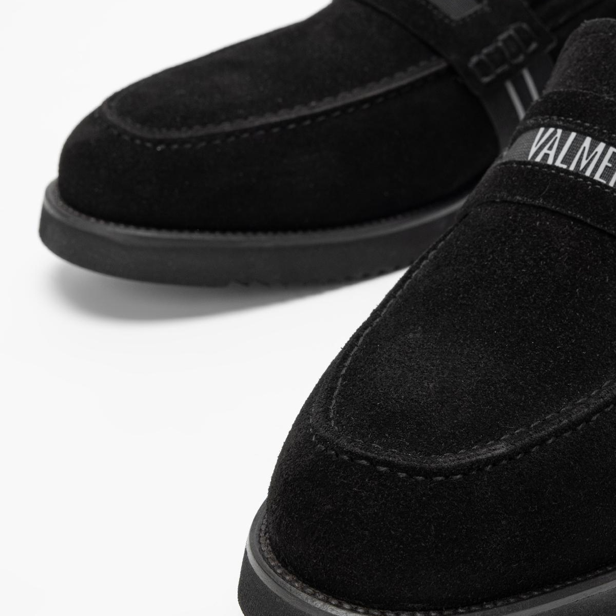 Valmenti Aurus Erkek Siyah Süet Hakiki Deri Loafer Ayakkabı