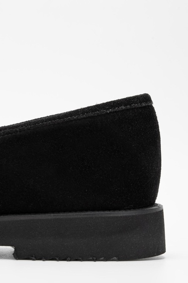  Valmenti Aurus Erkek Siyah Süet Hakiki Deri Loafer Ayakkabı