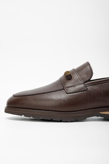  Valmenti Mera Erkek Kahve DR Hakiki Deri Loafer Ayakkabı