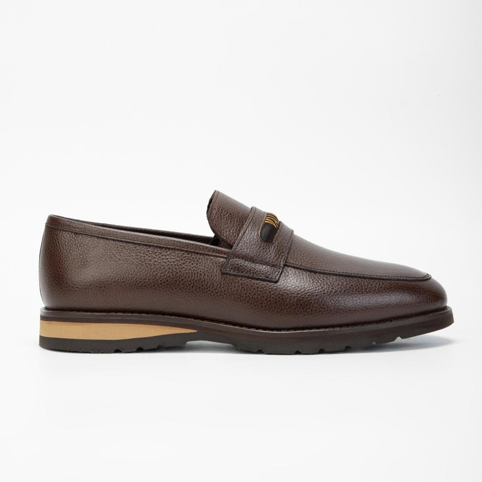 Valmenti Mera Erkek Kahve DR Hakiki Deri Loafer Ayakkabı