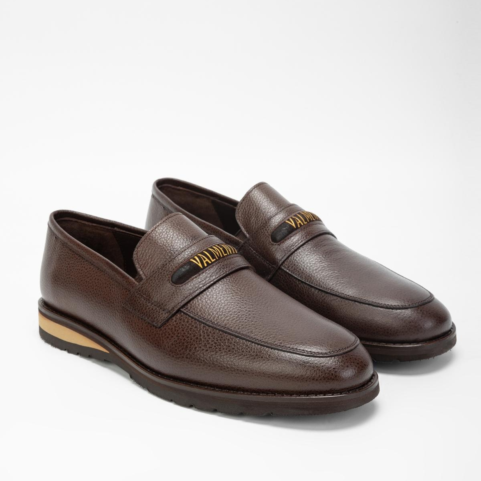 Valmenti Mera Erkek Kahve DR Hakiki Deri Loafer Ayakkabı