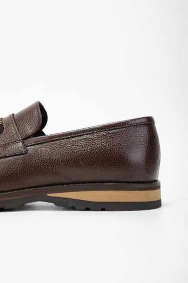  Valmenti Mera Erkek Kahve DR Hakiki Deri Loafer Ayakkabı