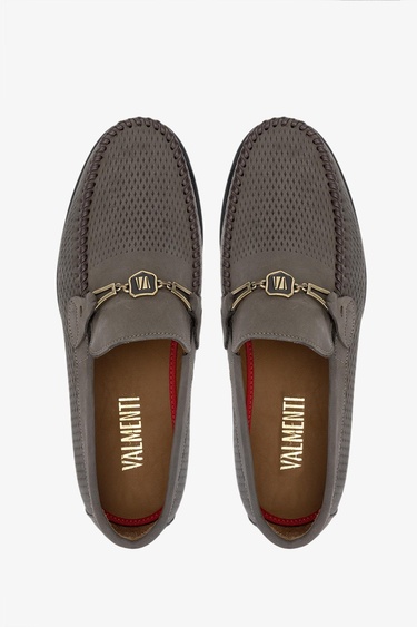  Valmenti Ester Erkek Kum Nubuk Hakiki Deri Loafer Ayakkabı