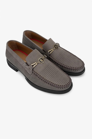  Valmenti Ester Erkek Kum Nubuk Hakiki Deri Loafer Ayakkabı