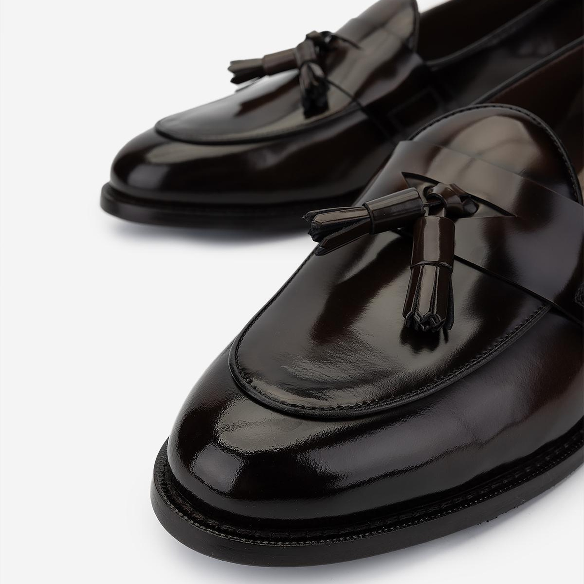 Valmenti Erkek Hakiki Deri Kahverengi Loafer Ayakkabı