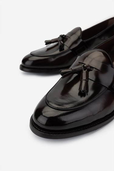  Valmenti Erkek Hakiki Deri Kahverengi Loafer Ayakkabı