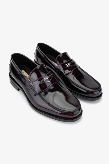  Valmenti Erkek Hakiki Deri Bordo Loafer Ayakkabı