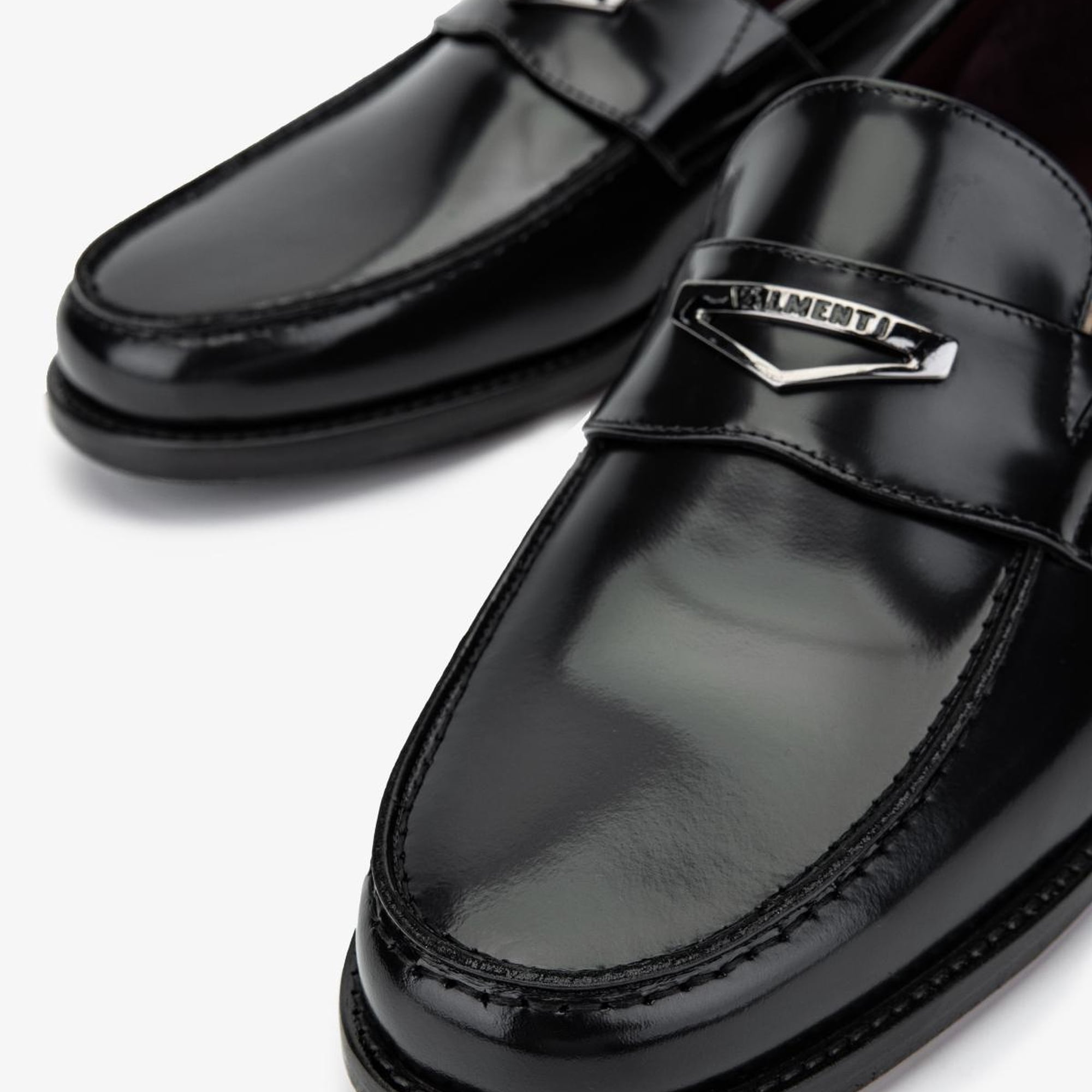 Valmenti Erkek Hakiki Deri Siyah Açma Loafer Ayakkabı