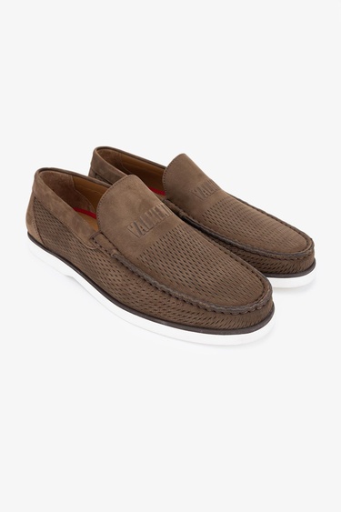  Valmenti Abriana Erkek Fındık Nbk Hakiki Deri Loafer Ayakkabı