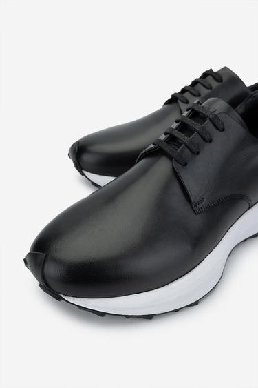  Valmenti Erkek Hakiki Deri Gri Sneakers & Spor Ayakkabı