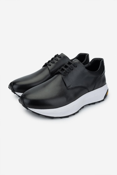  Valmenti Erkek Hakiki Deri Gri Sneakers & Spor Ayakkabı