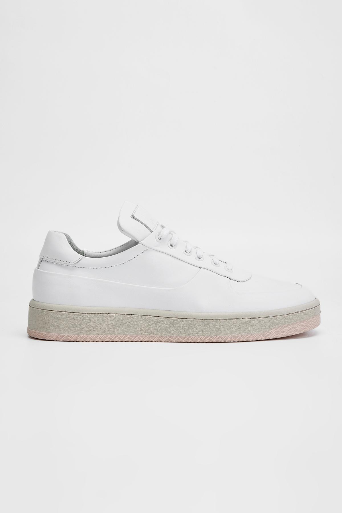  Valmenti Erkek Beyaz Hakiki Deri Sneakers & Spor Ayakkabı