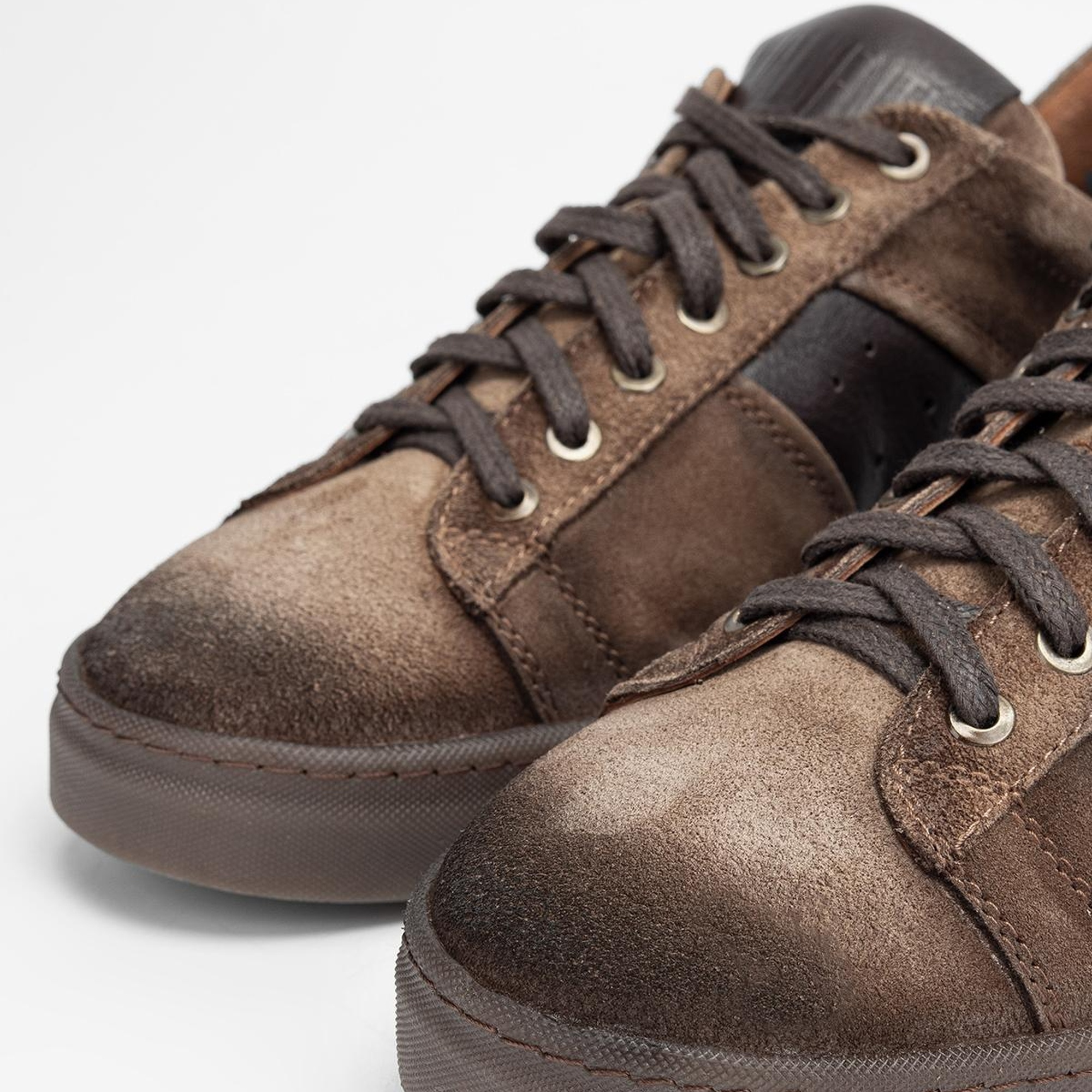 Valmenti Erkek Sigaro grft Hakiki Deri Sneakers & Spor Ayakkabı